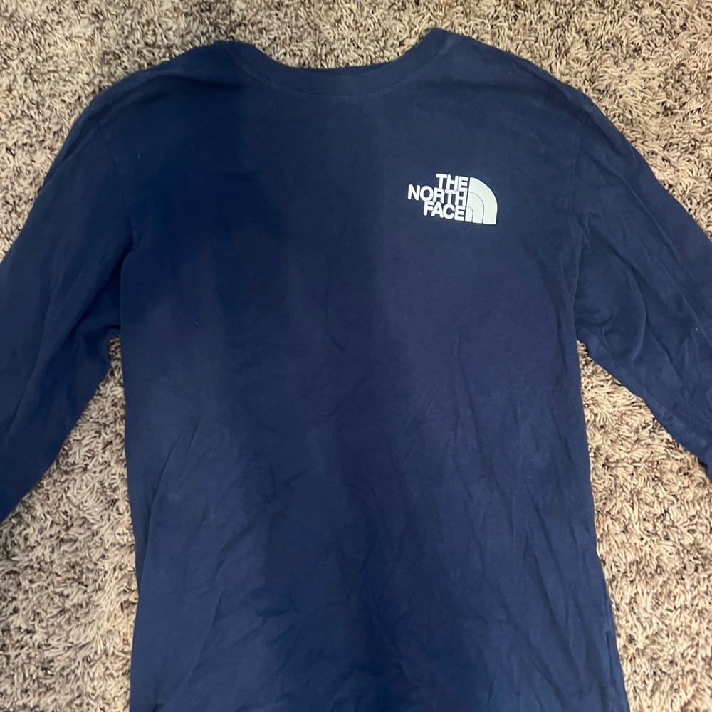 Men’s North Face Navy Long Sleeve Shirt